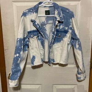 Bleached Jean Jacket - Wild Fable 🌿